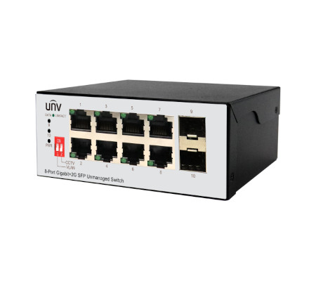 Коммутатор Uniview ISW2000-8GT2GP-IN