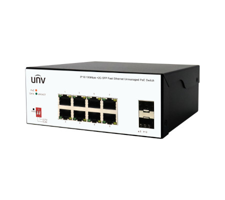 Коммутатор Uniview ISW2000-8T2GP-POE-IN