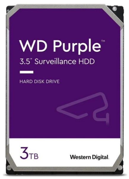 Жесткий диск WD Purple WD33PURZ, 3ТБ, 3.5", SATA III, 256Мб