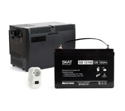 Комплект ИБП TEPLOCOM-500+100+TBS Optimum