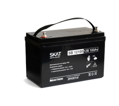Аккумулятор свинцово-кислотный SKAT SB 12100