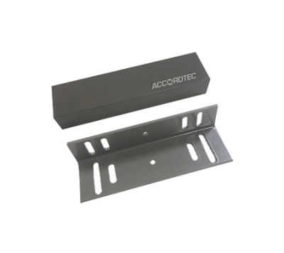 Электромагнитный влагозащищенный замок премиум-класса AccordTec ML-200K Premium Grey с уголком