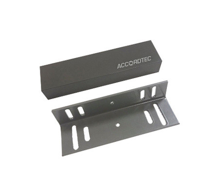 Электромагнитный влагозащищенный замок премиум-класса AccordTec ML-200K Premium Grey с уголком