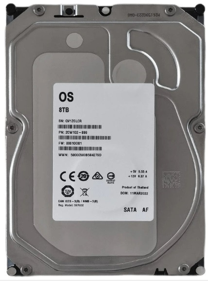 Жесткий диск OS Seagate 8TB HDD Baracuda 5400 ST8000DM009