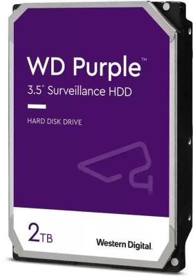Жесткий диск WD Purple WD23PURZ, 2ТБ, 3.5", HDD, SATA III