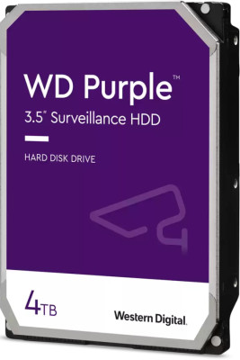 Жесткий диск WD Purple WD43PURZ, 4ТБ, 3.5", HDD, SATA III, 256Мб