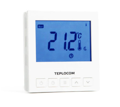 Проводной программируемый термостат TEPLOCOM TS-Prog-220/3A