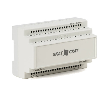 Источник питания SKAT-12-6,0 DIN (СКАТ ИБП-12/6-DIN)