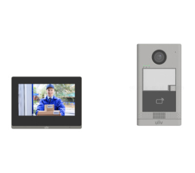 Комплект системы видеодомофонии Uniview KIT/202S/372S