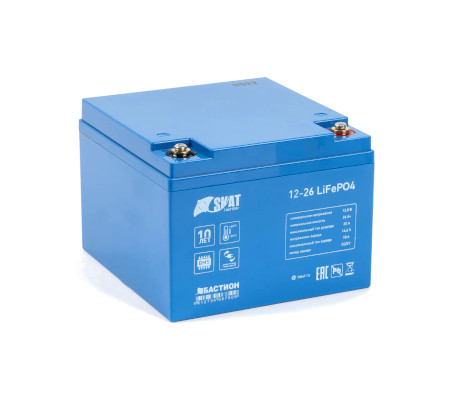 Аккумулятор литий-железо-фосфатный герметизированный SKAT i-Battery 12-26 LiFePo4