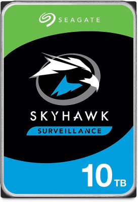 Жесткий диск Seagate Surveillance SkyHawk ST10000VE001, 10ТБ, 3.5", HDD, SATA III, 256Мб