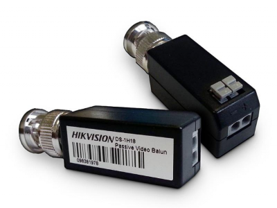 Пассивный одноканальный приёмопередатчик по витой паре Hikvision DS-1H18